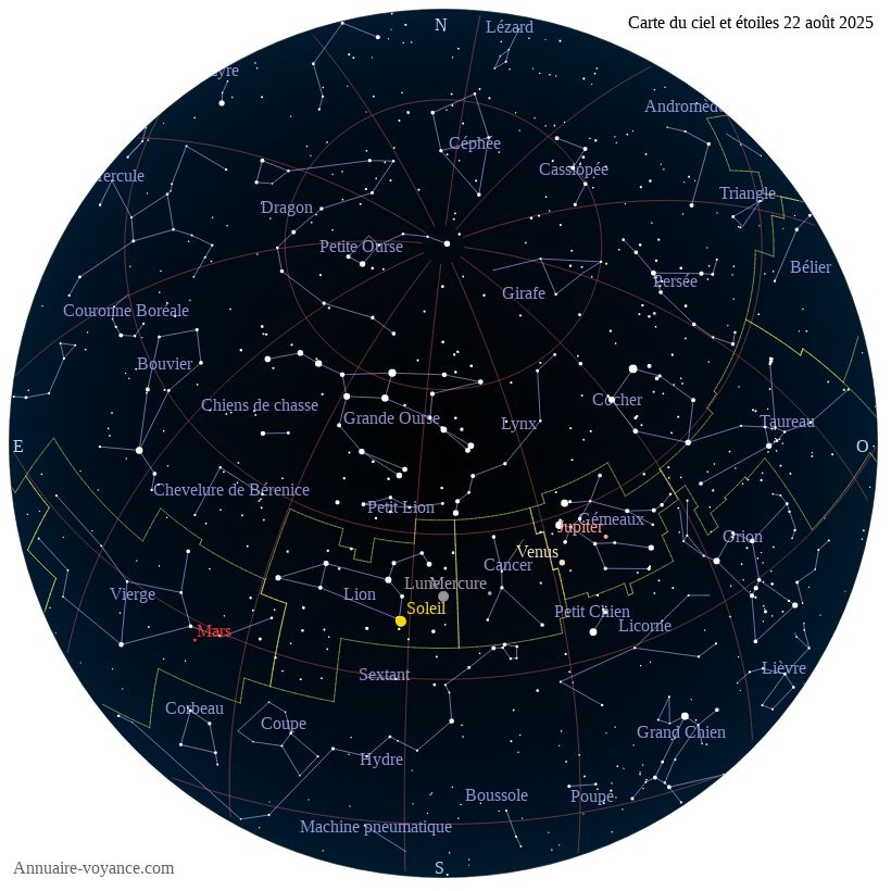 carte ciel 22-8-2025