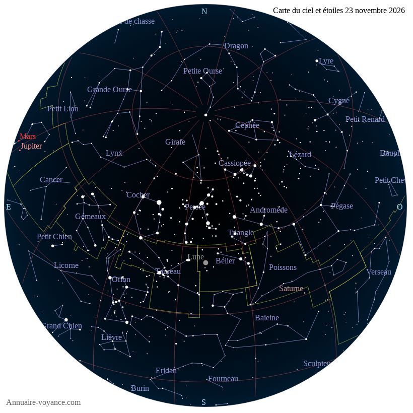 carte ciel 23-11-2026