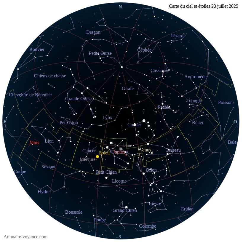 carte ciel 23-7-2025