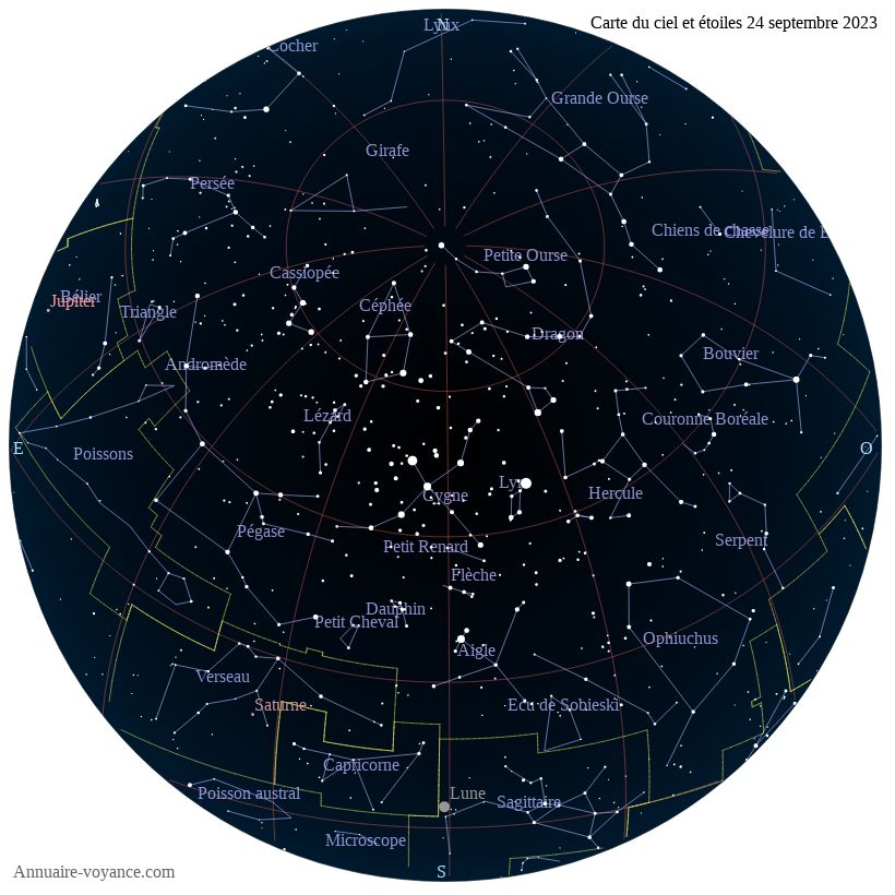 carte du ciel 24-septembre
