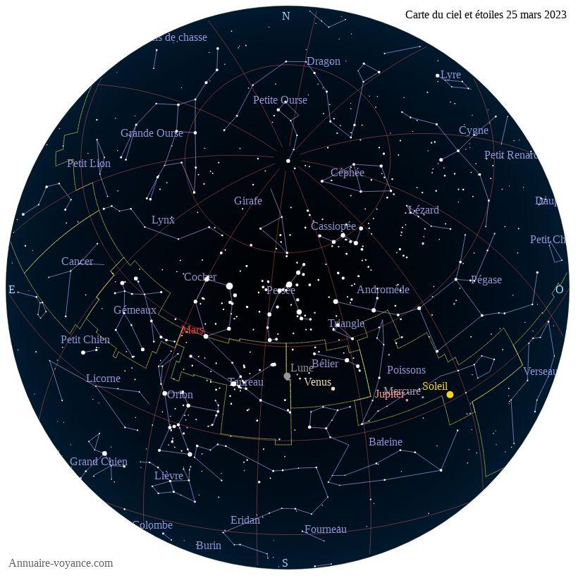 carte ciel 25-3-2023