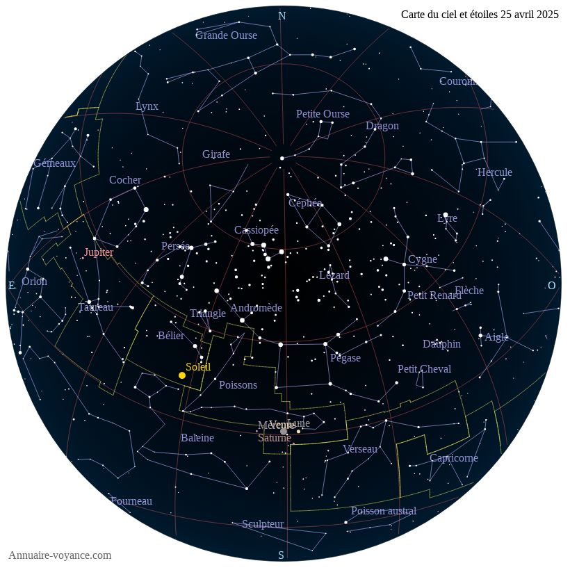 carte ciel 25-4-2025