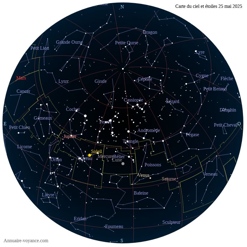 carte ciel 25-5-2025