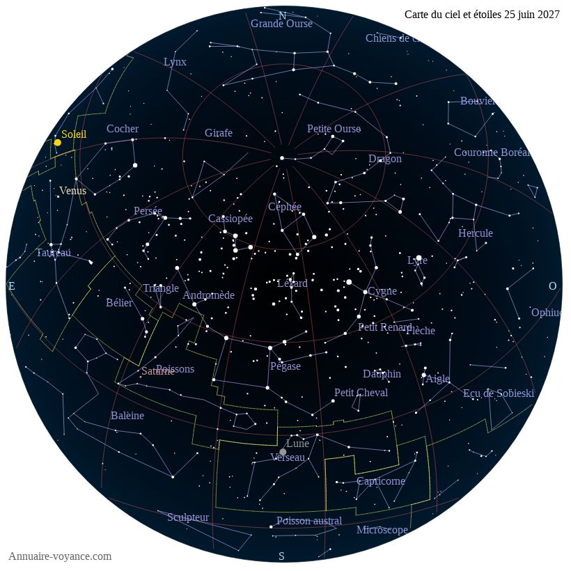 carte du ciel 25-juin