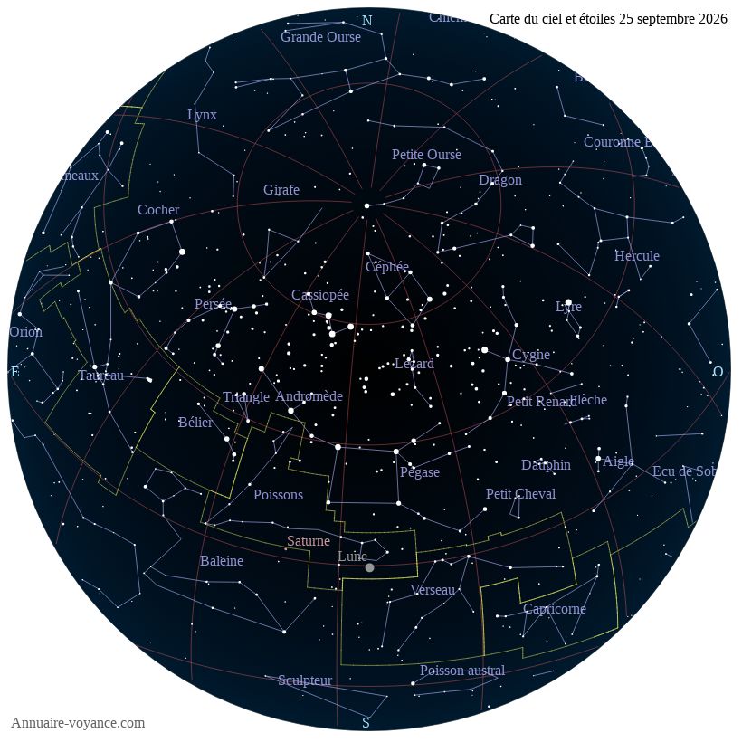carte ciel 25-9-2026