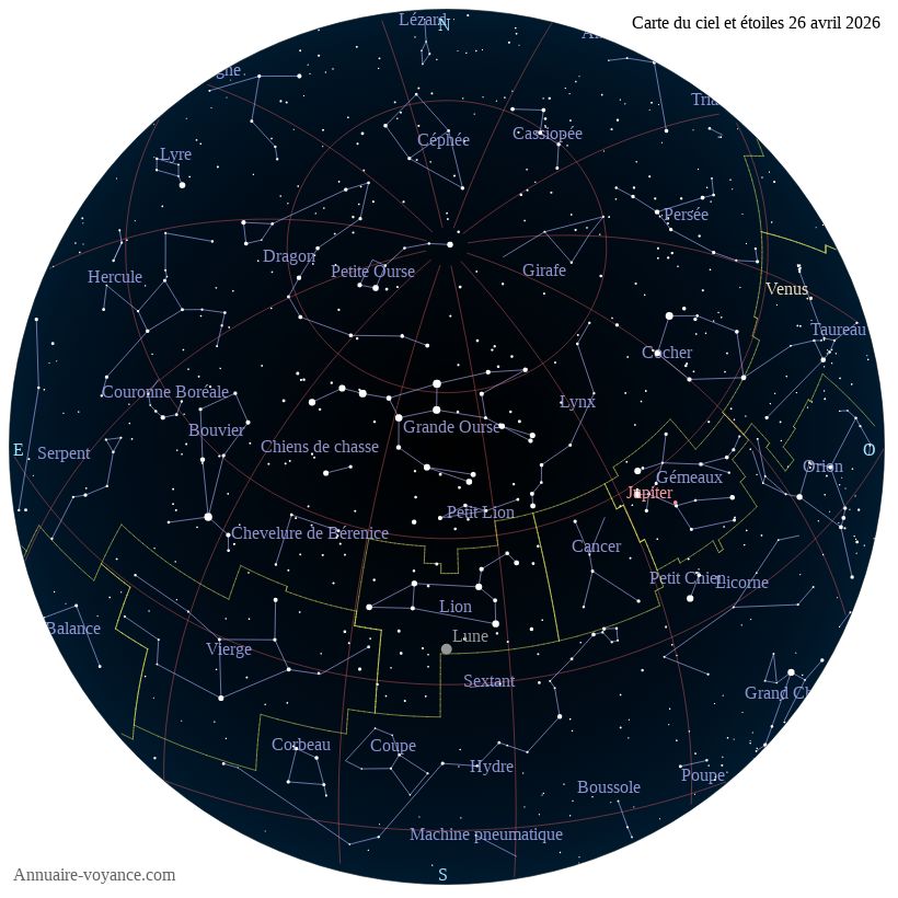 carte ciel 26-4-2026