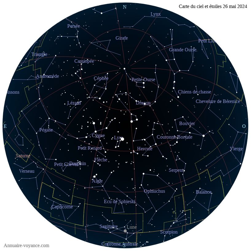carte étoiles 26-mai carte du ciel 26-mai