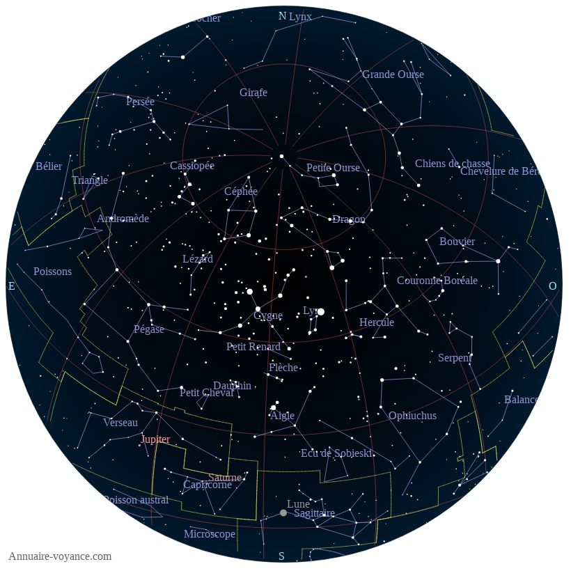 carte étoiles 26-juin carte du ciel 26-juin