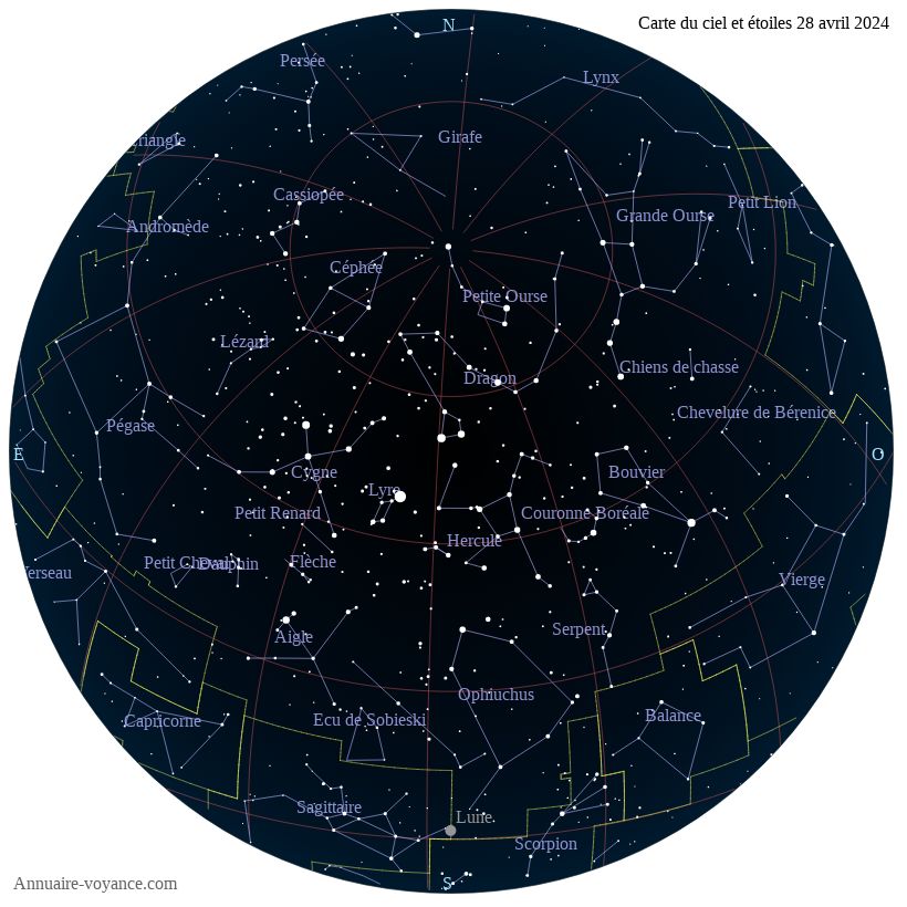 carte du ciel 28-avril