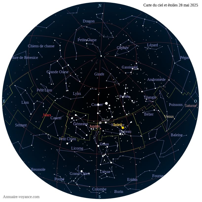 carte ciel 28-5-2025