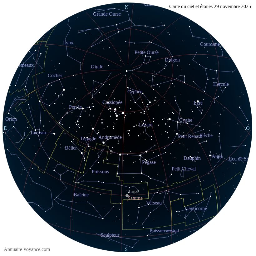 carte ciel 29-11-2025
