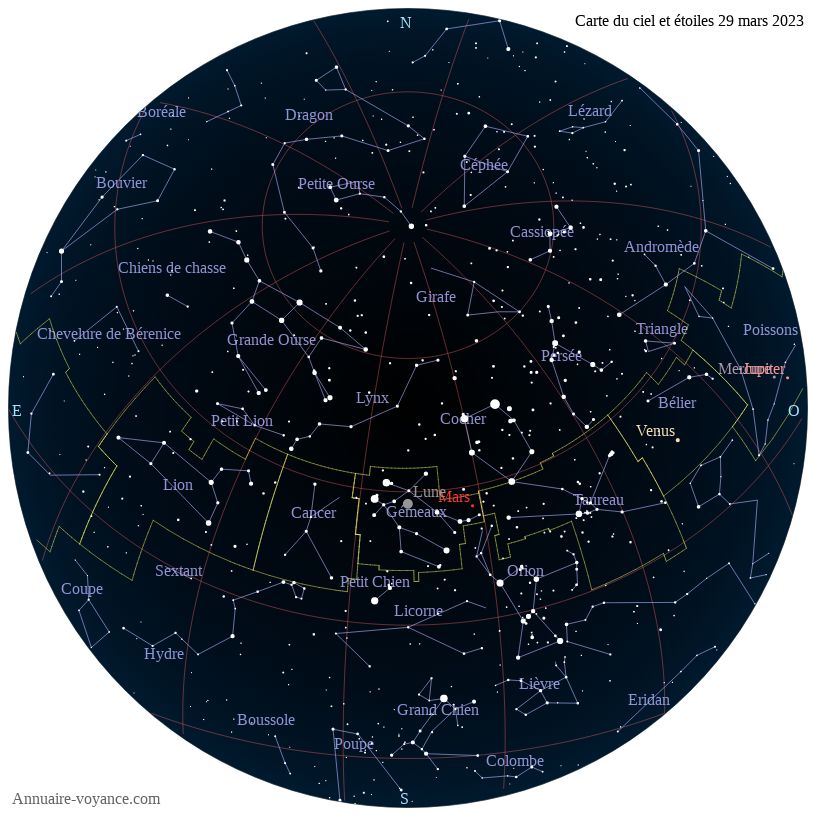 carte ciel 29-3-2023