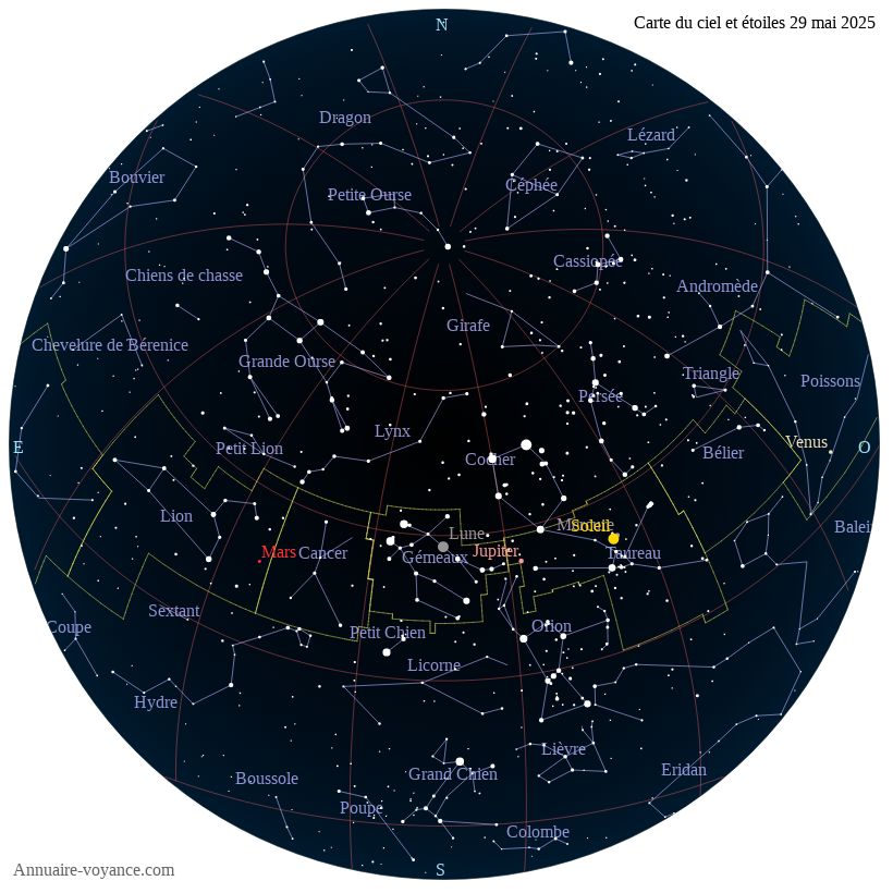 carte ciel 29-5-2025