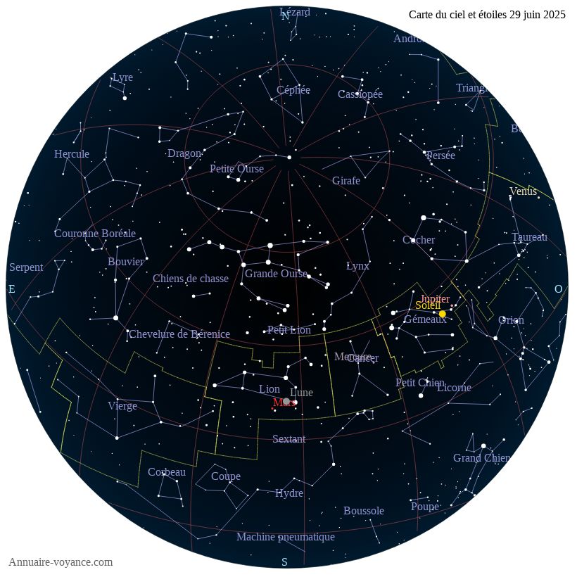 carte ciel 29-6-2025