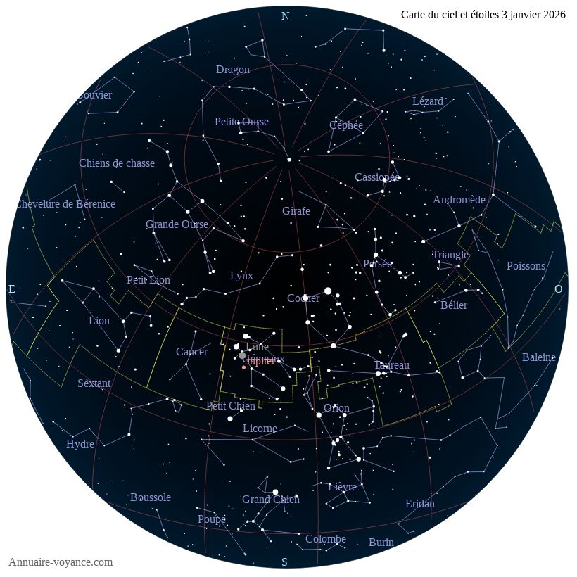 carte ciel 3-1-2026