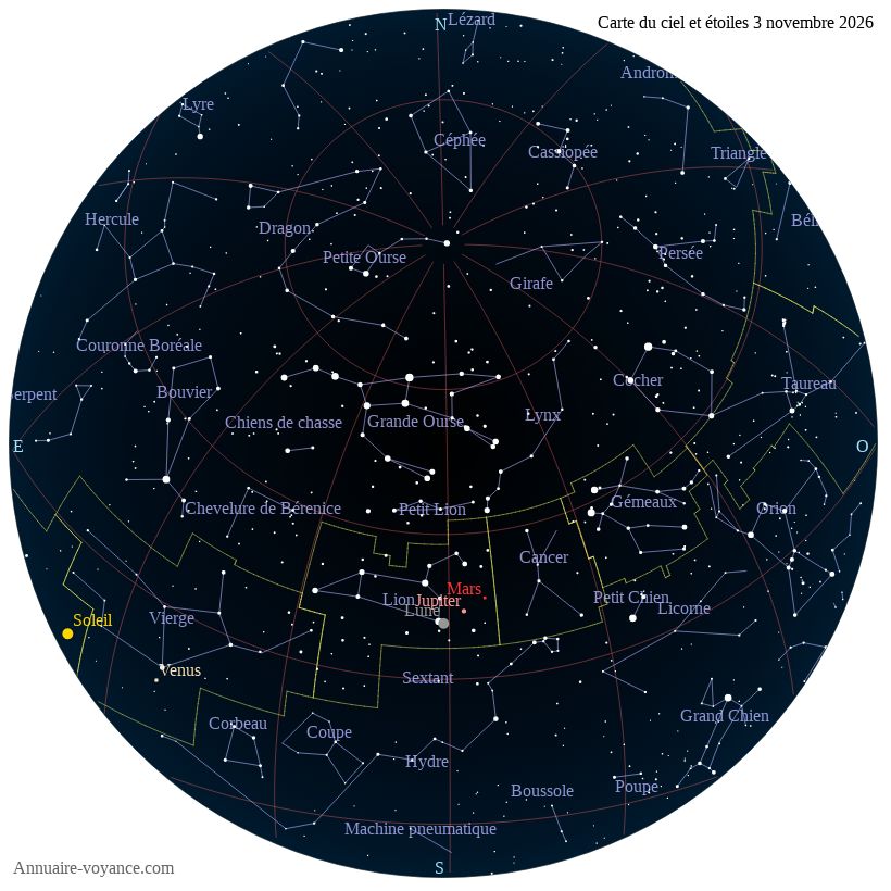 carte ciel 3-11-2026