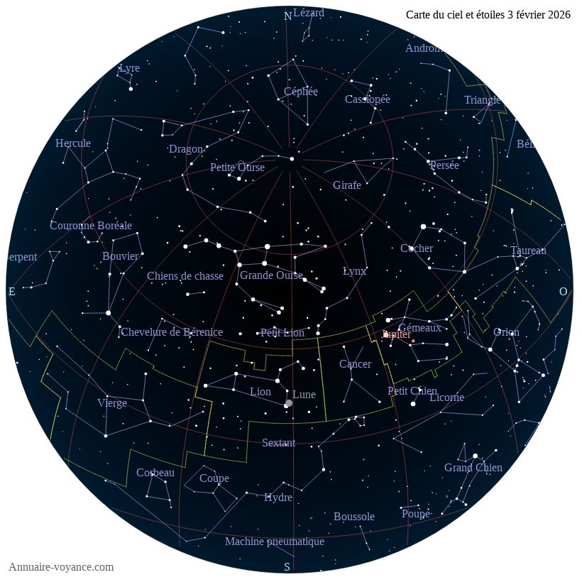 carte ciel 3-2-2026