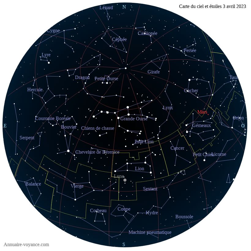 carte ciel 3-4-2023