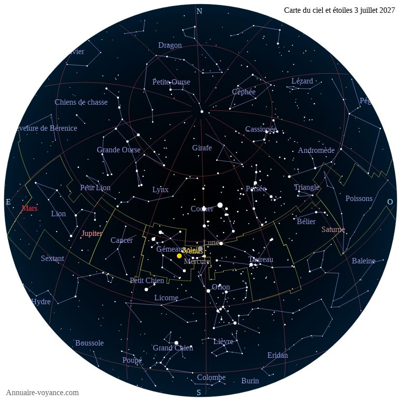 carte du ciel 3-juillet