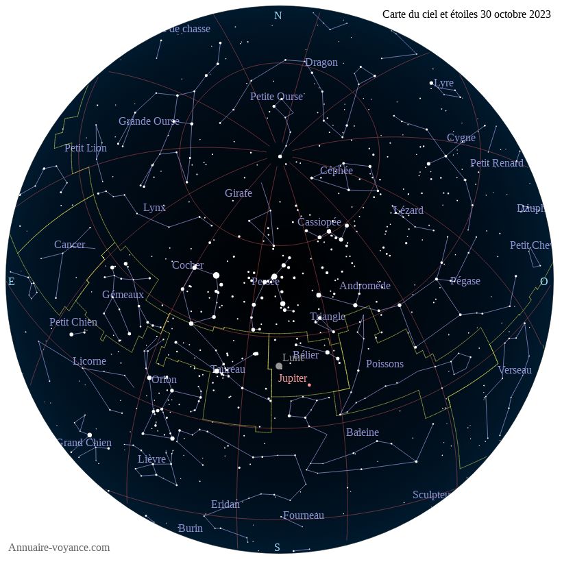 carte ciel 30-10-2023