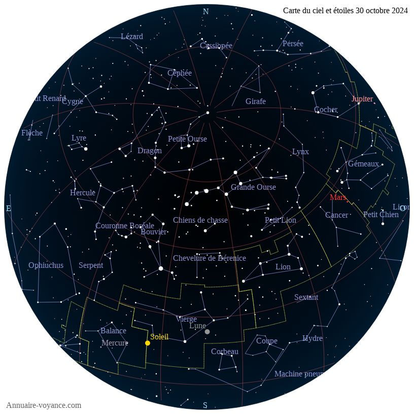 carte ciel 30-10-2024