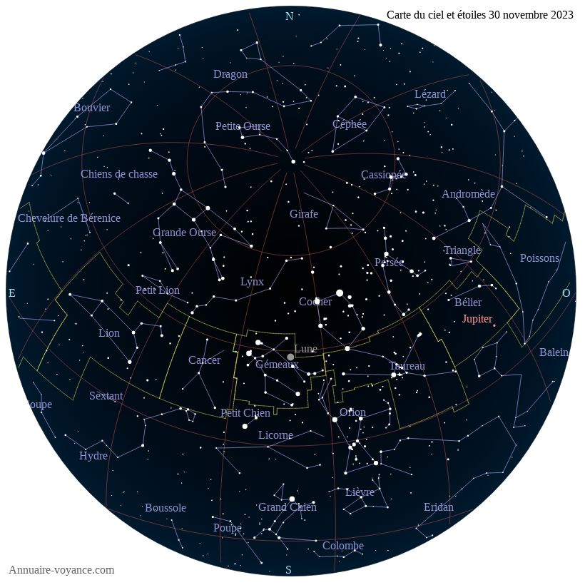 carte ciel 30-11-2023
