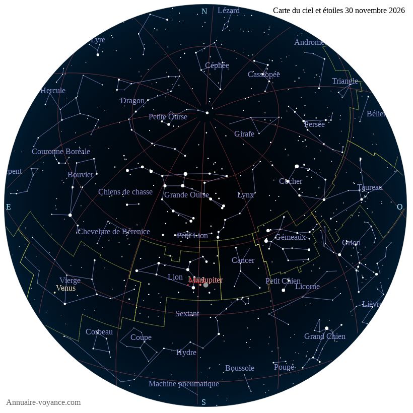 carte ciel 30-11-2026