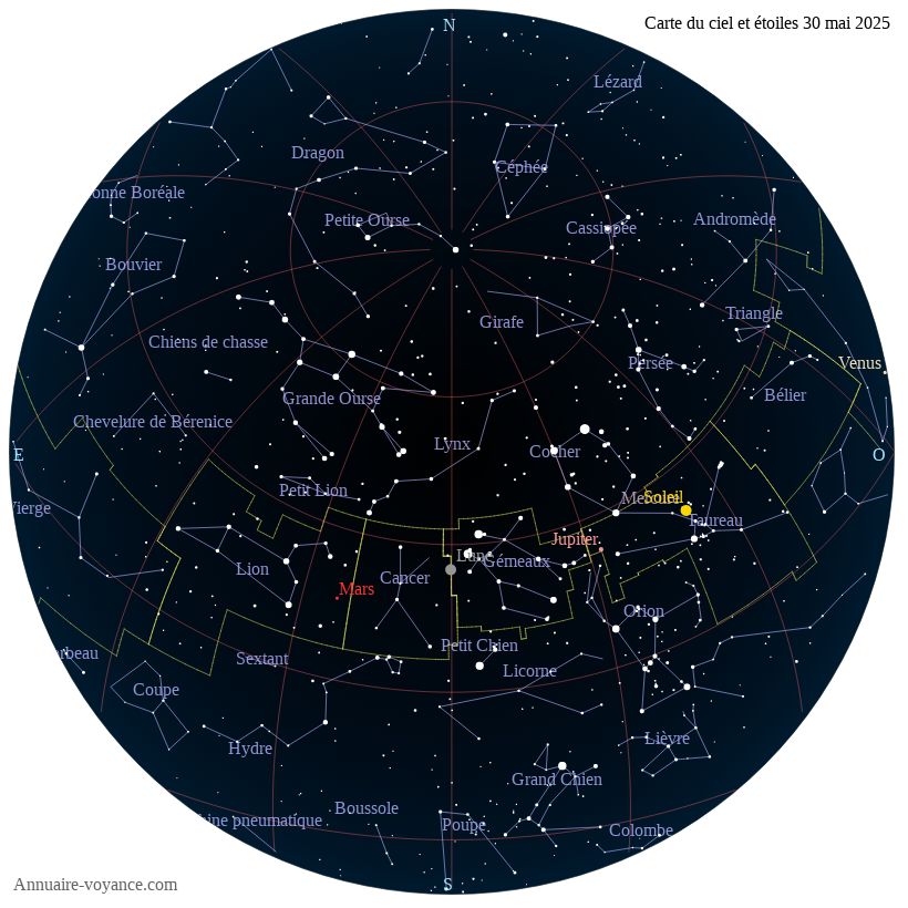 carte ciel 30-5-2025