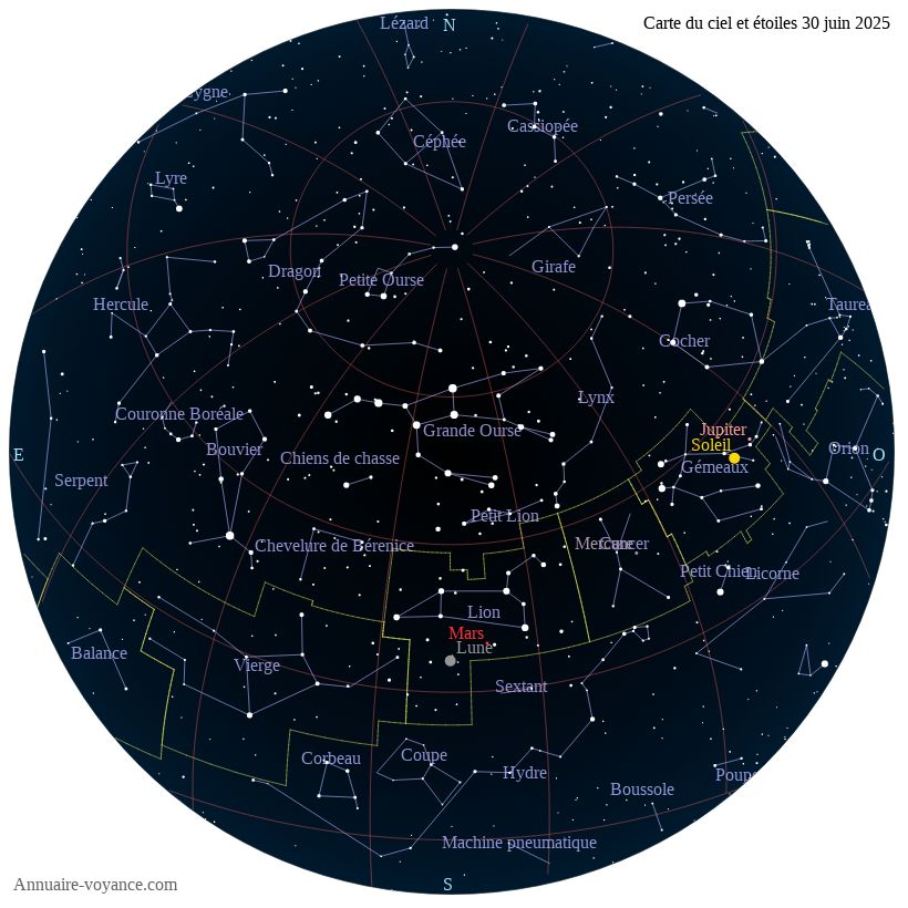 carte ciel 30-6-2025