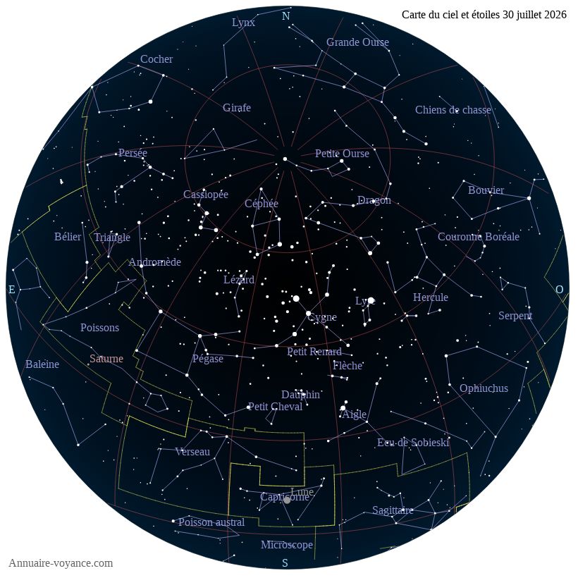 carte ciel 30-7-2026