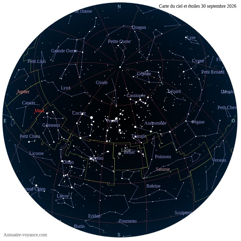 carte ciel 30-9-2026