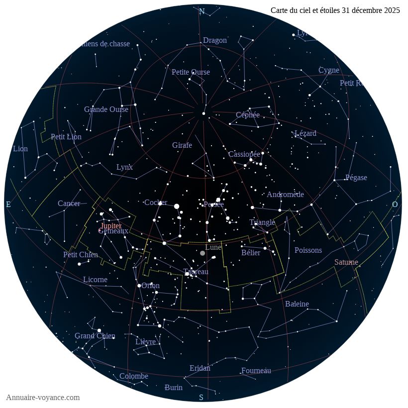 carte ciel 31-12-2025