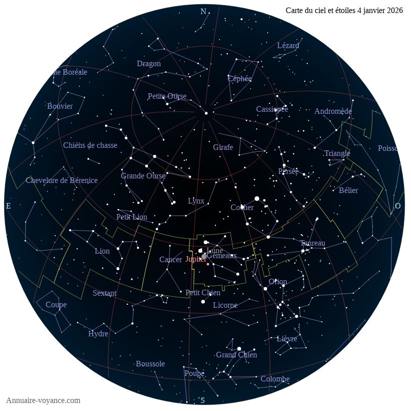 carte ciel 4-1-2026