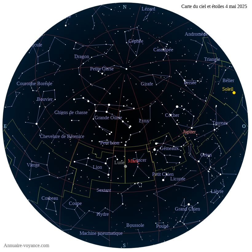 carte ciel 4-5-2025