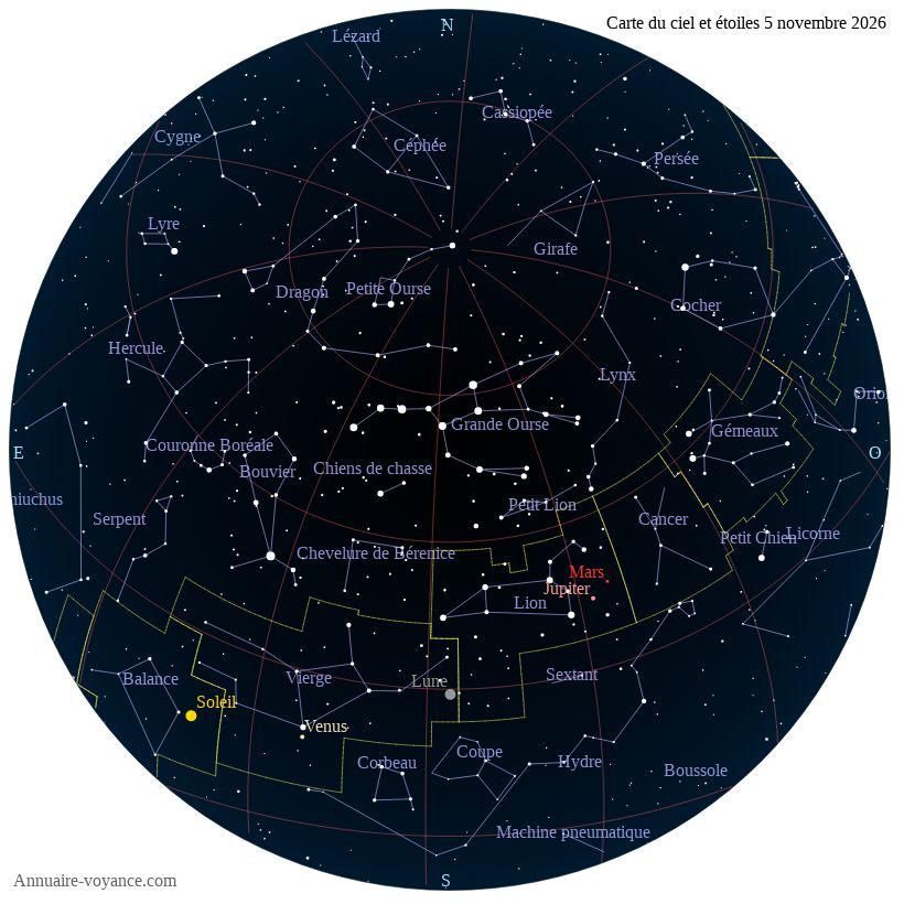 carte ciel 5-11-2026