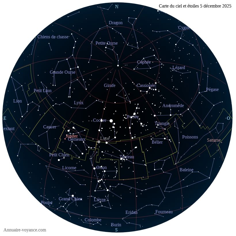 carte ciel 5-12-2025