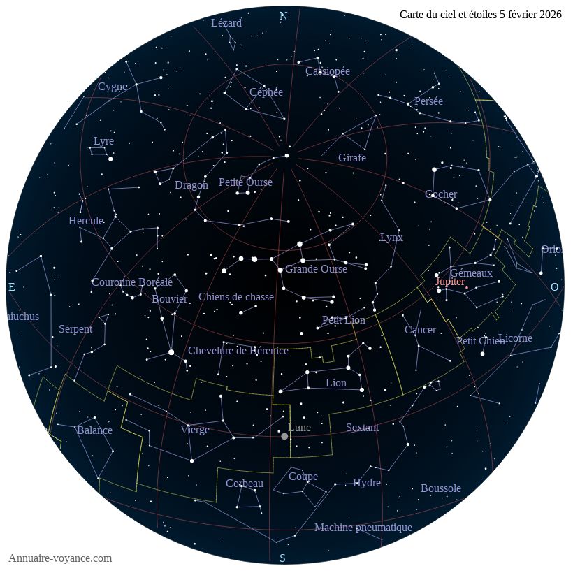 carte ciel 5-2-2026