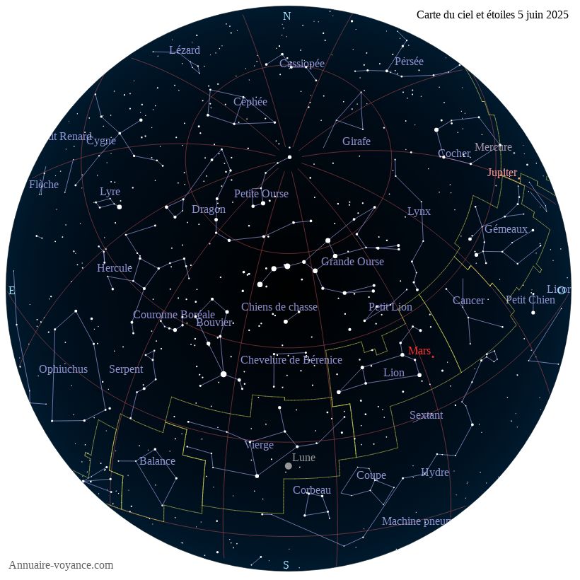 carte ciel 5-6-2025