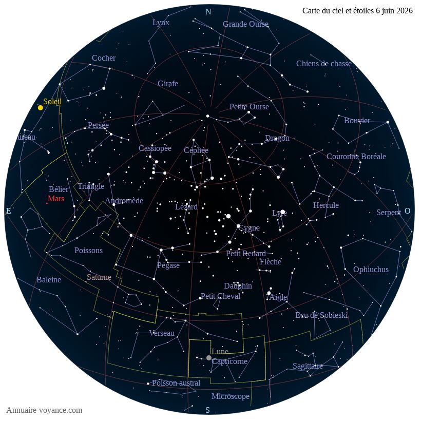 carte ciel 6-6-2026