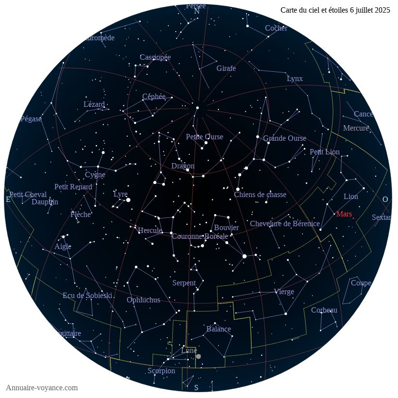 carte ciel 6-7-2025