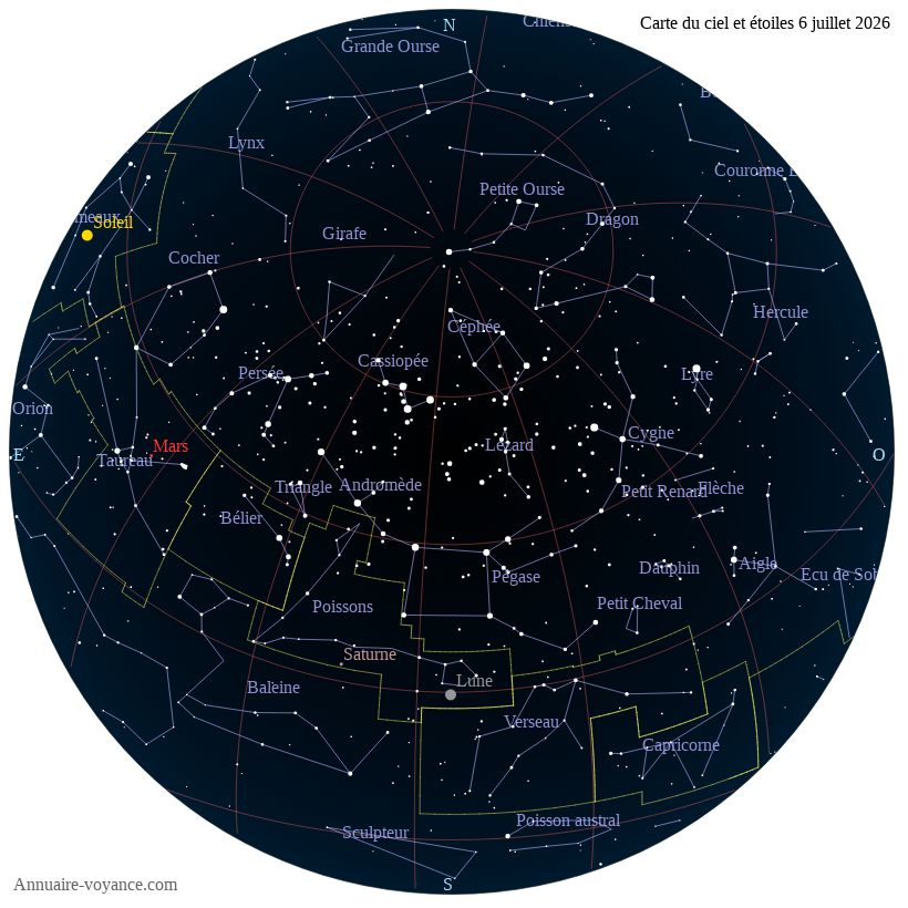 carte ciel 6-7-2026
