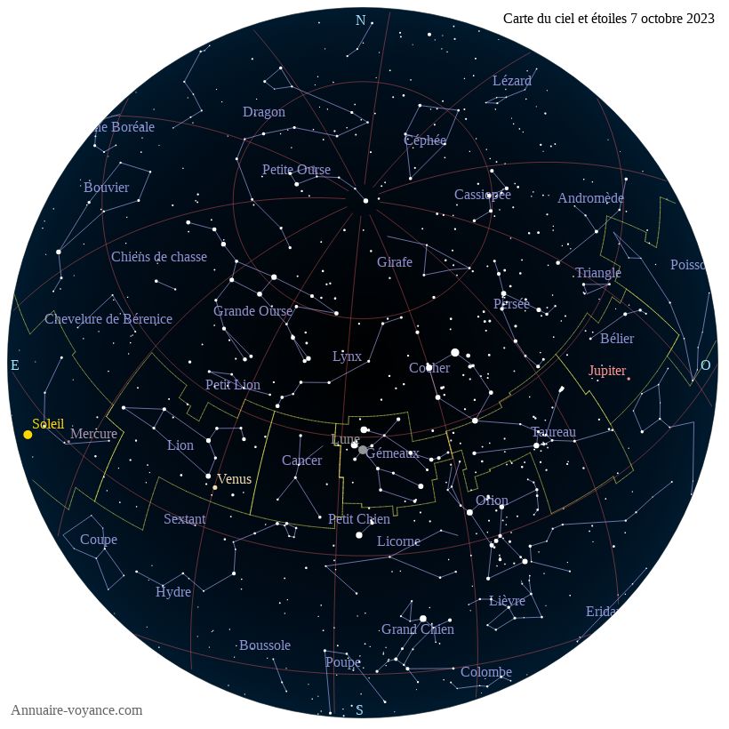 carte ciel 7-10-2023