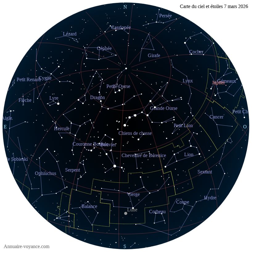 carte ciel 7-3-2026