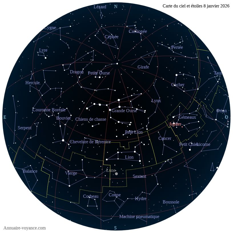 carte ciel 8-1-2026