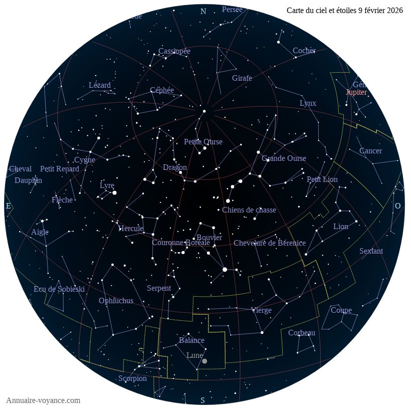 carte ciel 9-2-2026