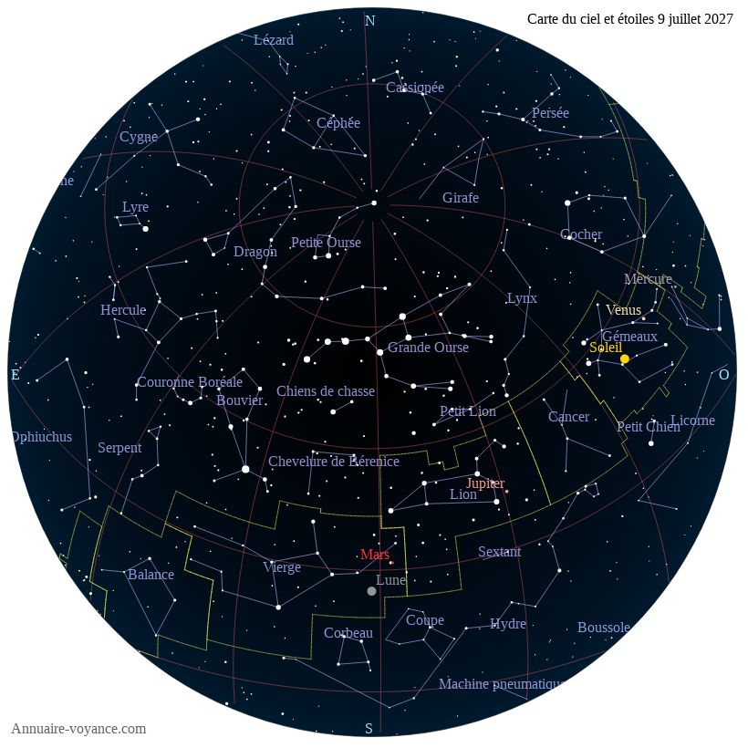carte du ciel 9-juillet