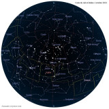 Carte étoiles  1 octobre