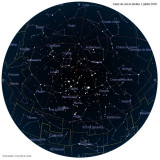 Carte étoiles  1 juillet