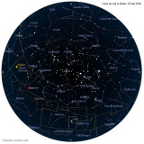 Carte étoiles 10 mai