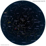 Carte étoiles 10 juin